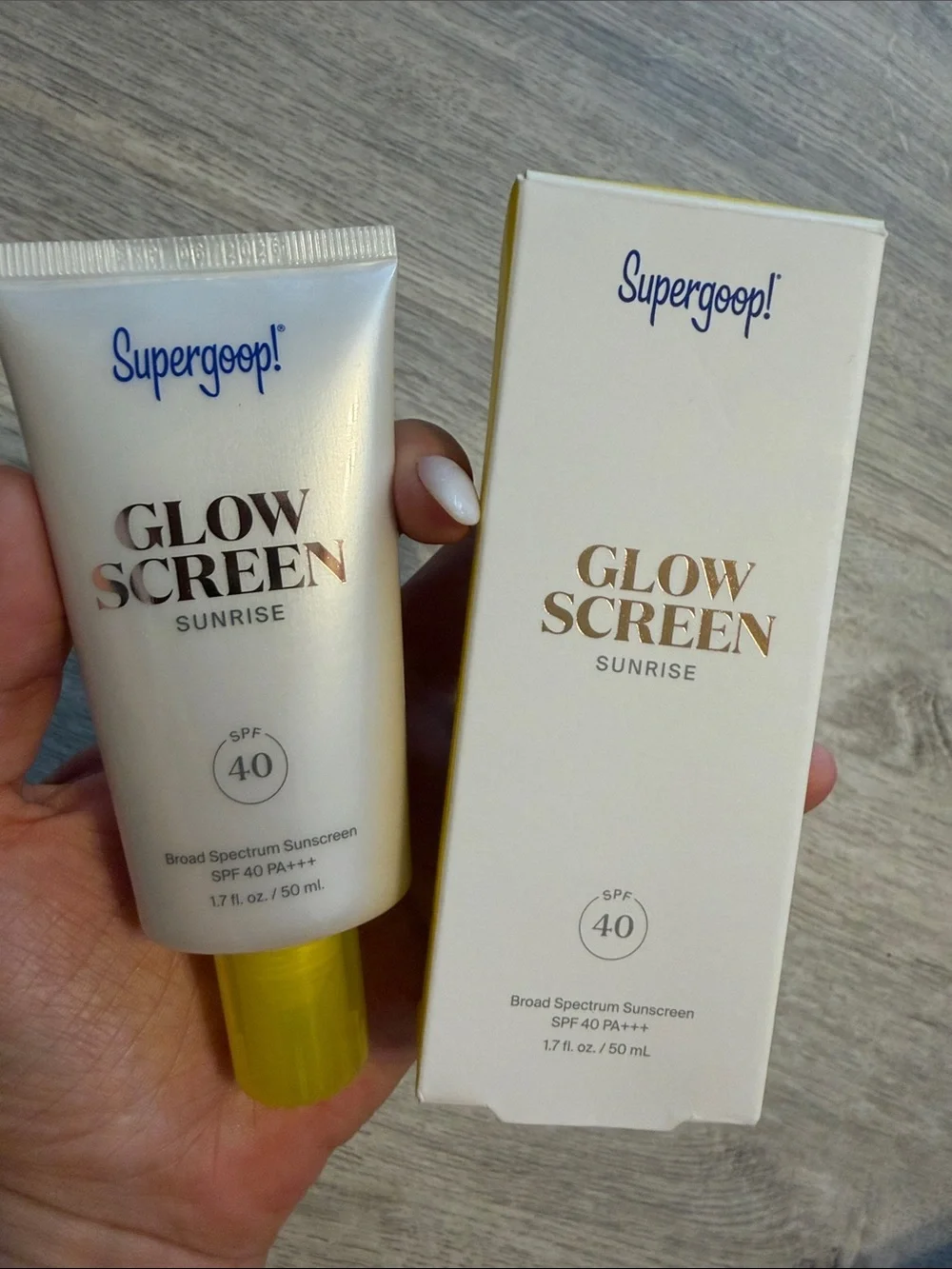 Supergoop! Glow Screen Sunrise SPF 40 - expires 2027